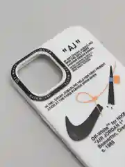 Белый чехол для айфон iPhone 14, силиконовый чехол с принтом Nike