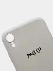 Белый чехол с  надписью you,me love для Apple iPhone 11, 11Pro, 11ProMax, XS, XS Max, XR ,7 8