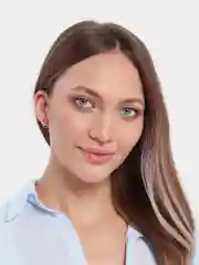 Золотой серьга-обманка