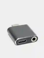 Переходник Type-C на гнездо 3.5 с зарядкой