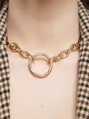 Золотой цепочка, крупная цепь