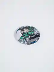 Зеленый значок аниме "Клинок, рассекающий демонов" , 18 видов (Demon Slayer)