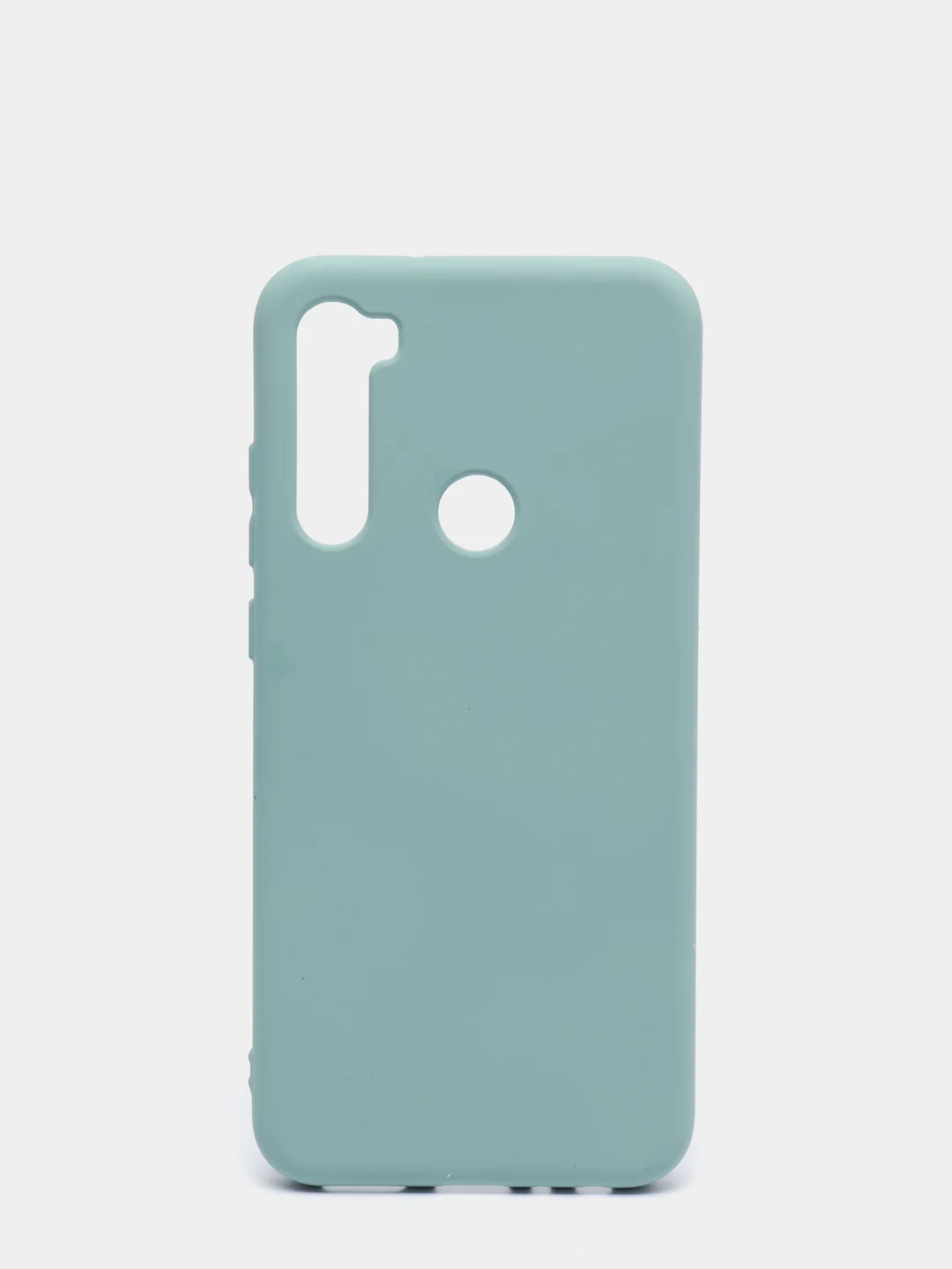 Бирюзовый силиконовый чехол с Soft-touch покрытием Xiaomi Redmi Note 8T
