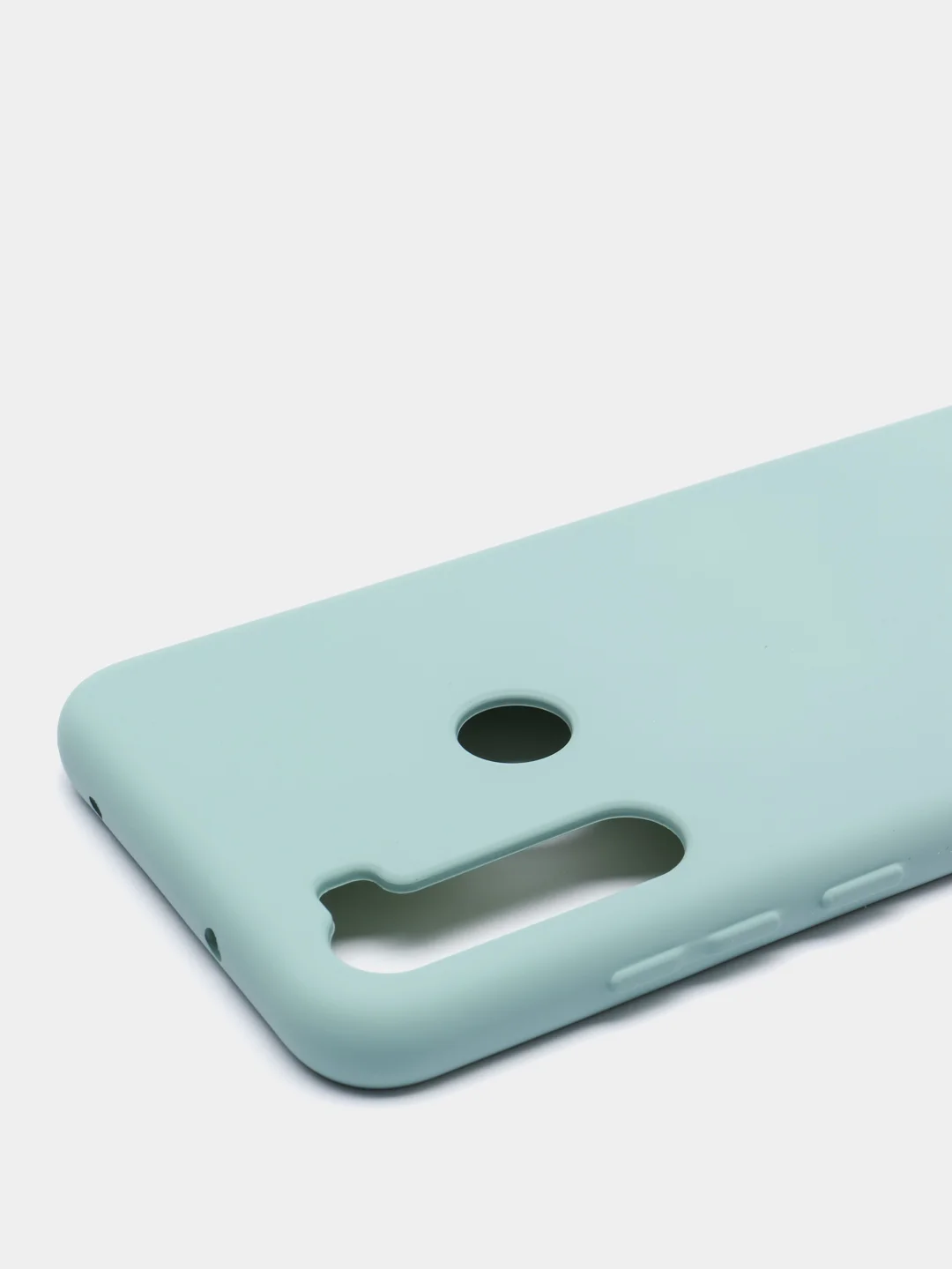 Бирюзовый силиконовый чехол с Soft-touch покрытием Xiaomi Redmi Note 8T