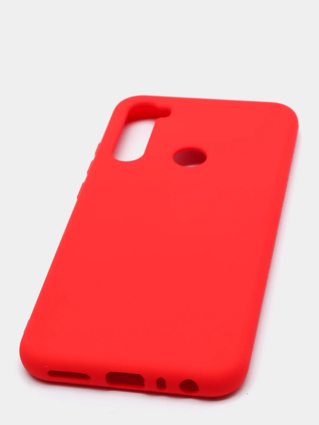 Красный силиконовый чехол с Soft-touch покрытием Xiaomi Redmi Note 8T