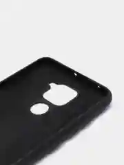 Черный чехол Siliconе Case для Xiaomi Redmi Note 9, Redmi 10X 4G soft touch