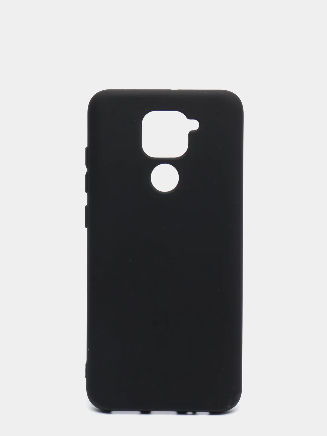 Черный чехол Siliconе Case для Xiaomi Redmi Note 9, Redmi 10X 4G soft touch