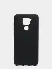 Черный чехол Siliconе Case для Xiaomi Redmi Note 9, Redmi 10X 4G soft touch