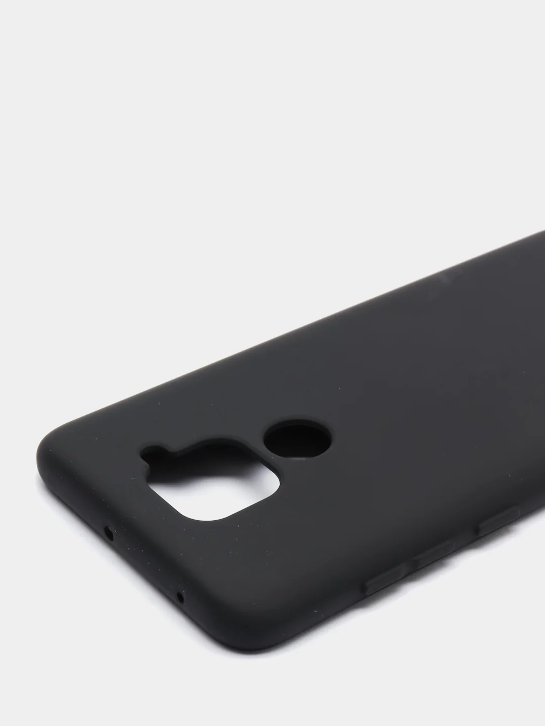 Черный чехол Siliconе Case для Xiaomi Redmi Note 9, Redmi 10X 4G soft touch