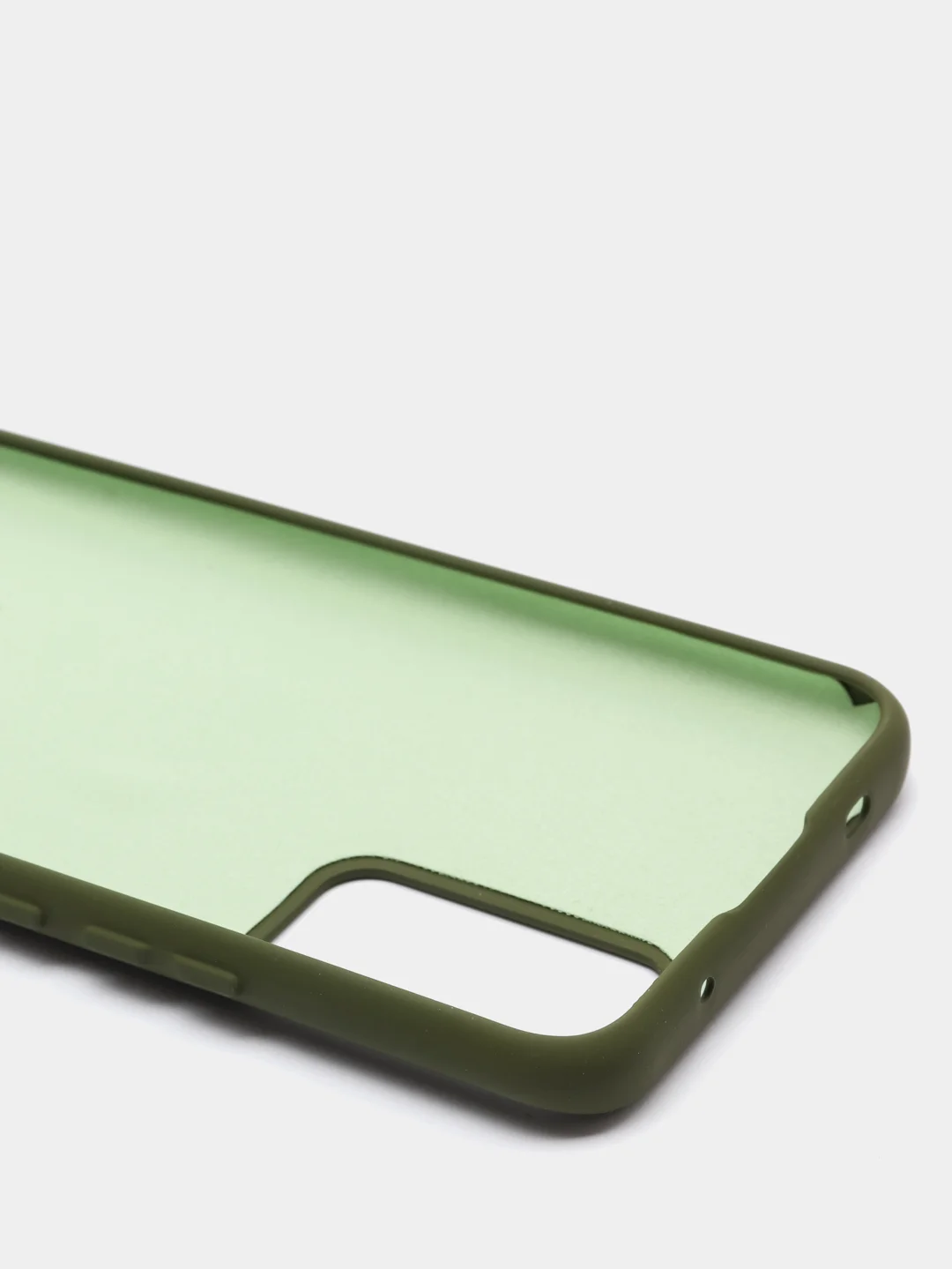 Зелёный хаки чехол Siliconе Case для Huawei Honor 30 soft touch
