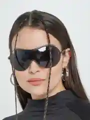 Серебряный очки солнцезащитные солнечные модные