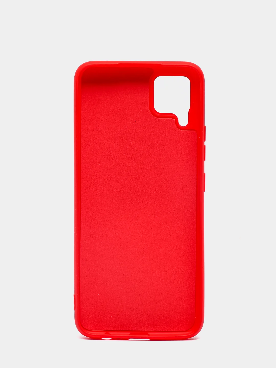 Зеленый чехол силиконовый для Realme C15 / C12, без отпечатка пальца, с бархатной подкладкой