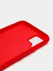 Зеленый чехол силиконовый для Realme C15 / C12, без отпечатка пальца, с бархатной подкладкой