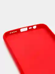 Зеленый чехол силиконовый для Realme C15 / C12, без отпечатка пальца, с бархатной подкладкой
