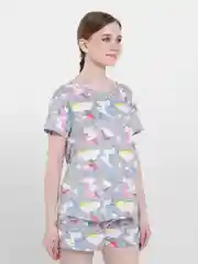 Морской пижама женская "Единорог"  бренд VOL"NAYA