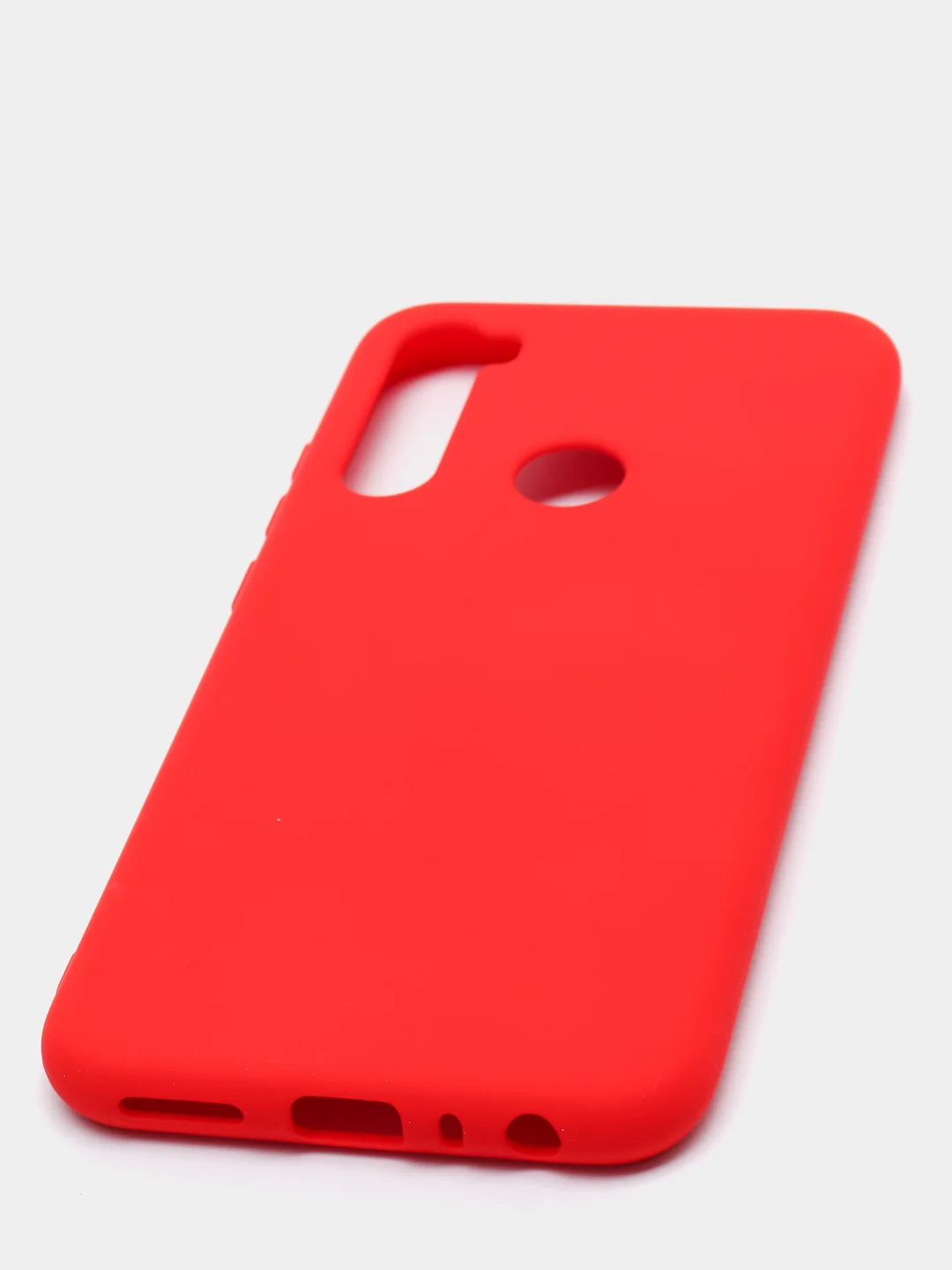 Красный силиконовый чехол Xiaomi Redmi Note 8 с Soft-touch покрытием