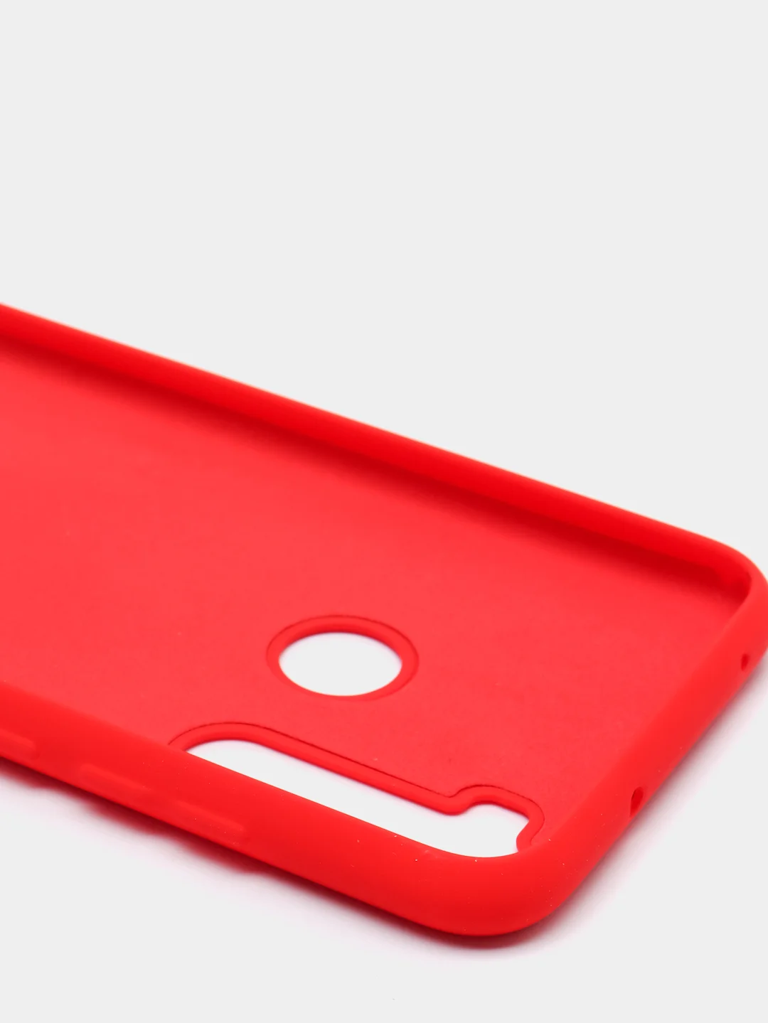 Красный силиконовый чехол Xiaomi Redmi Note 8 с Soft-touch покрытием
