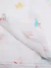 Пеленка "Babyedel" муслин 135х100 см, Сердечки, 1 шт