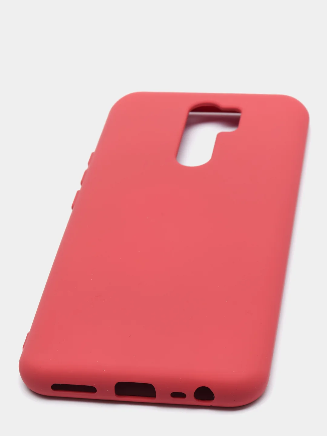 Коралловый силиконовый чехол Xiaomi Redmi 9 с Soft-touch покрытием