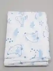 Пеленка "Babyedel" муслин 135х100 см, Полярный мишка, 1 шт