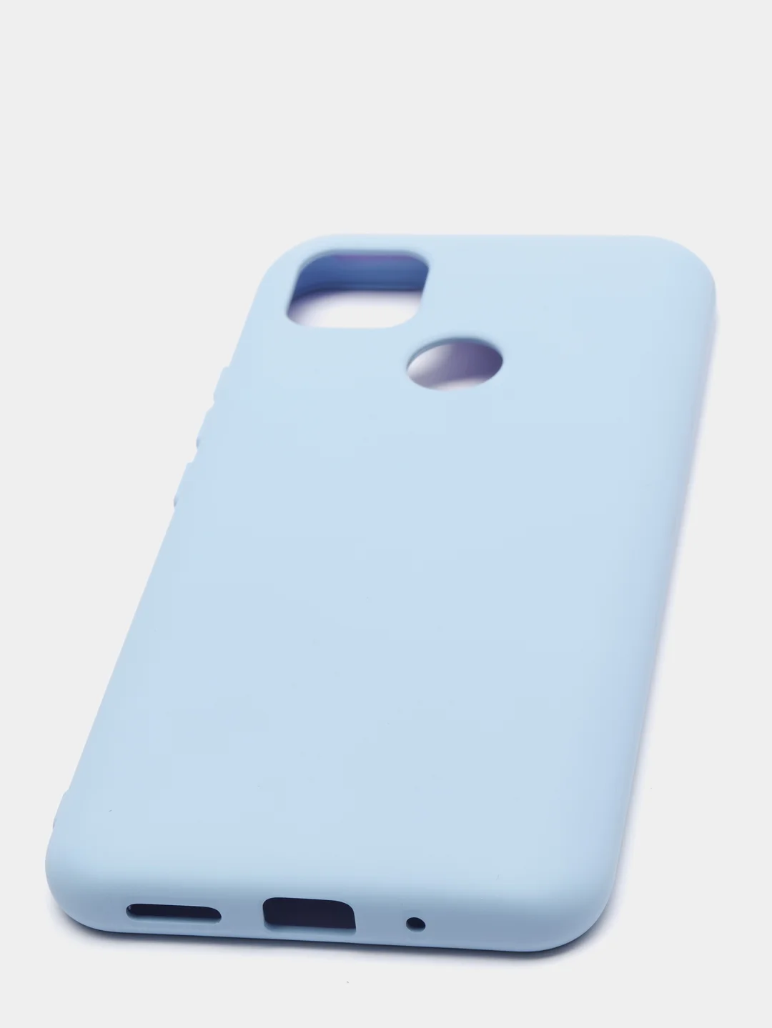 Голубой чехол Redmi 9C, Redmi 9C NFC, Redmi 10A, Poco C3 с Soft-touch покрытием