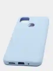 Голубой чехол Redmi 9C, Redmi 9C NFC, Redmi 10A, Poco C3 с Soft-touch покрытием