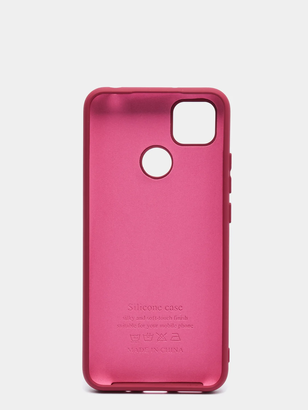Тёмно-бордовый чехол Redmi 9C, Redmi 9C NFC, Redmi 10A, Poco C3 с Soft-touch покрытием