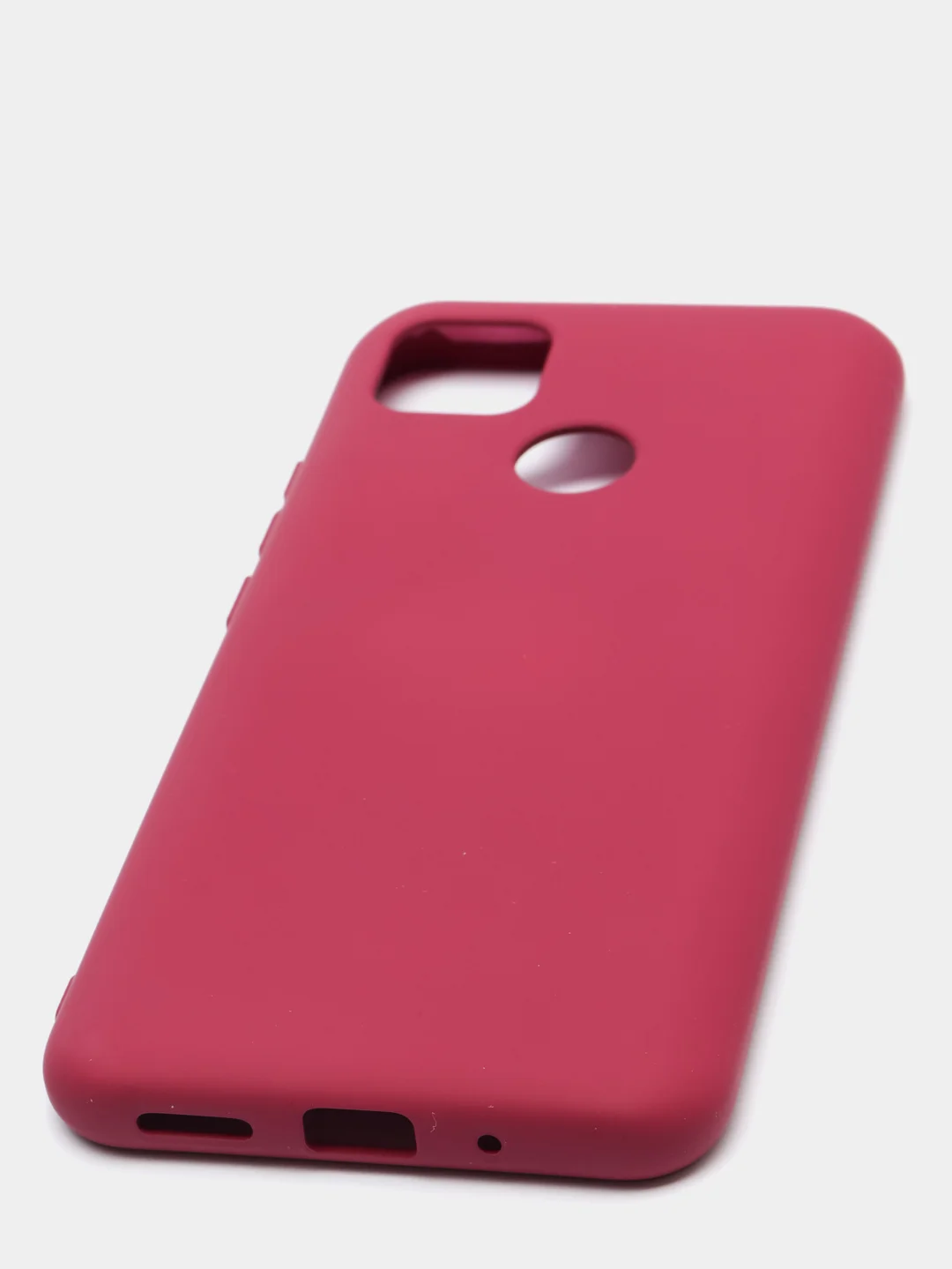 Тёмно-бордовый чехол Redmi 9C, Redmi 9C NFC, Redmi 10A, Poco C3 с Soft-touch покрытием