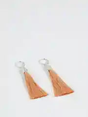 Серьги-кисти, золотой бежевый