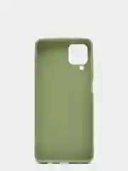 Приглушённый хаки чехол силиконовый на Samsung Galaxy A12, М12