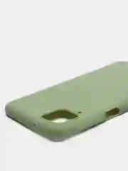 Приглушённый хаки чехол силиконовый на Samsung Galaxy A12, М12
