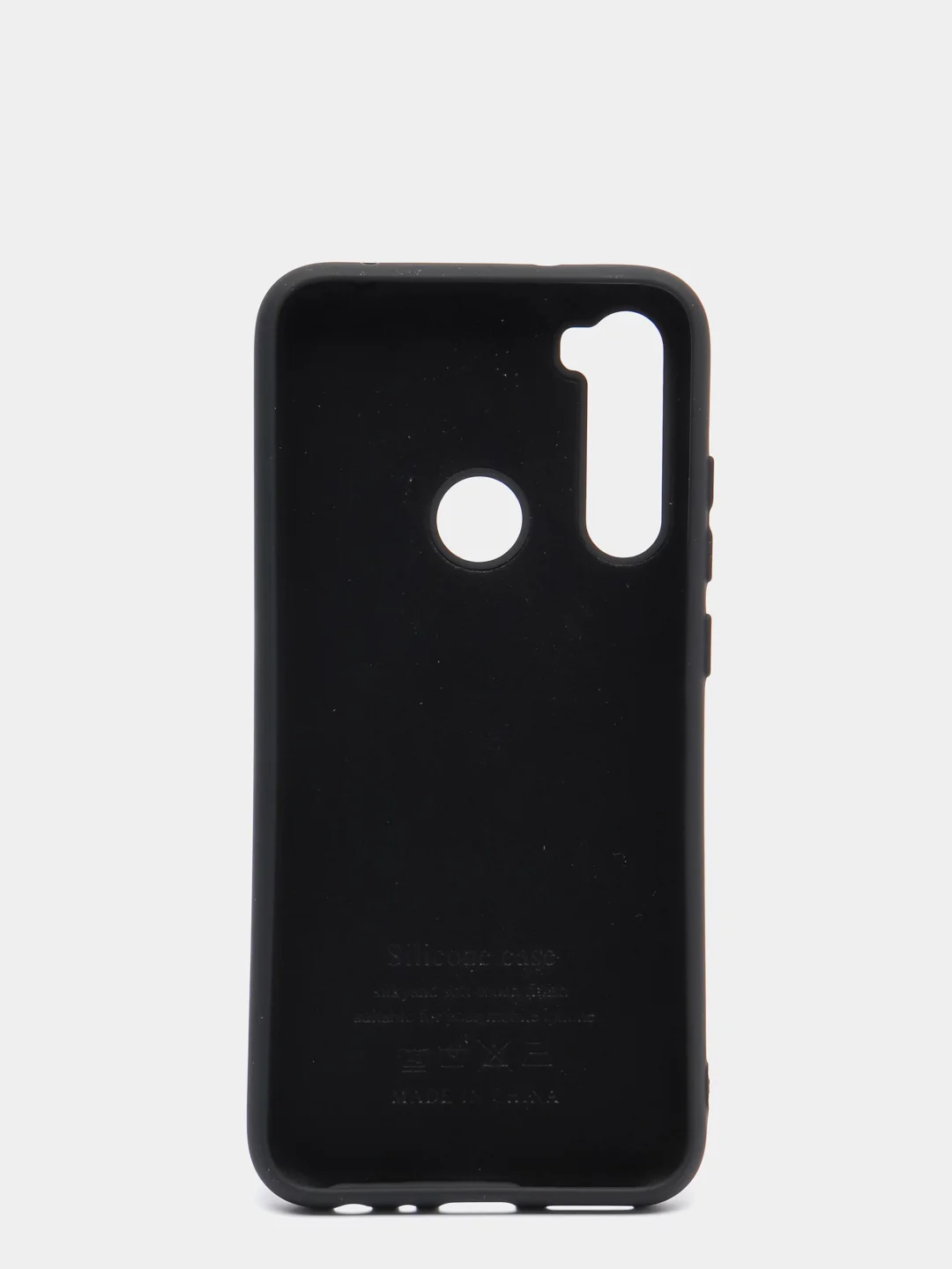 Черный силиконовый чехол Xiaomi Redmi Note 8 с Soft-touch покрытием