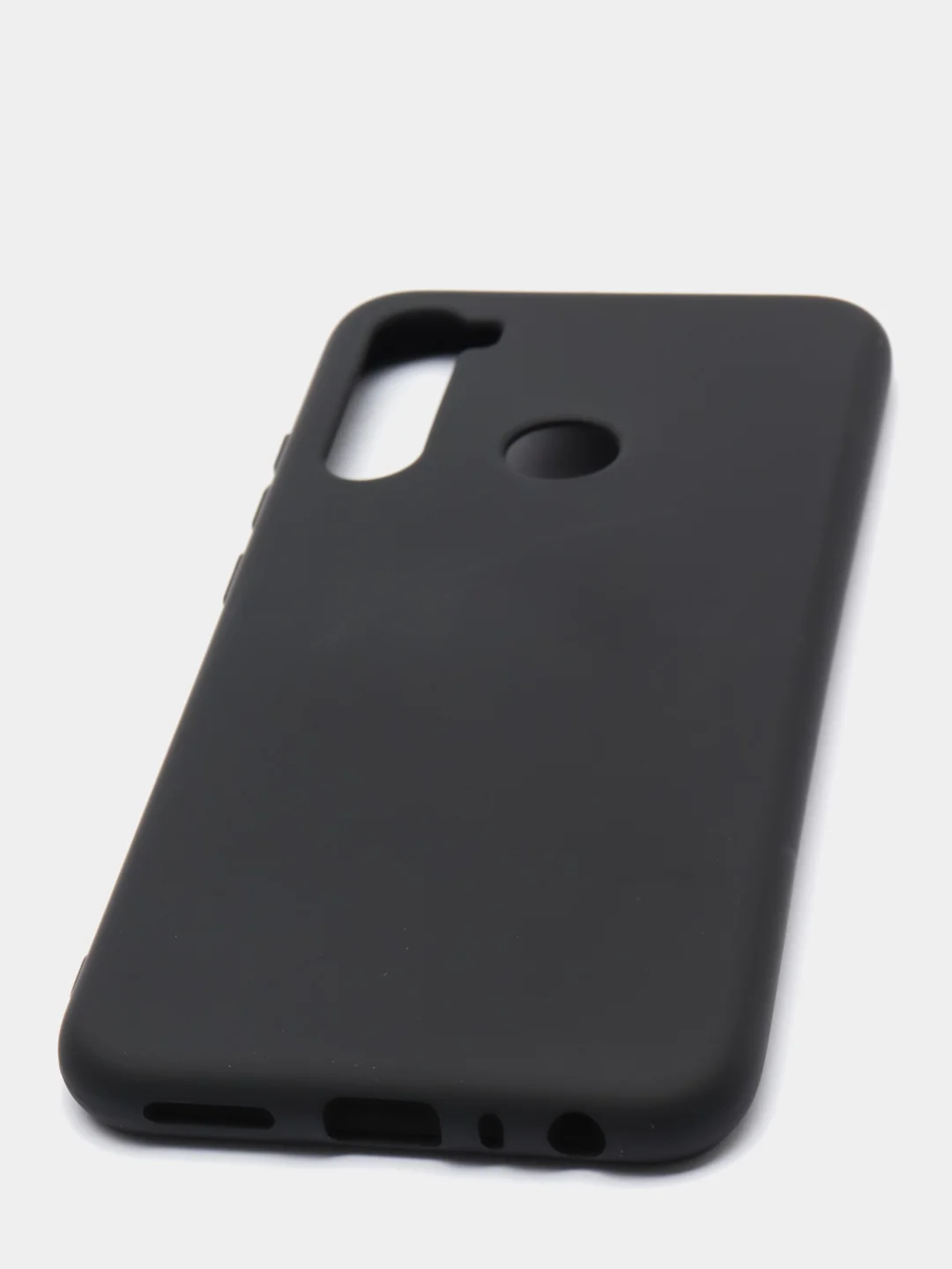 Черный силиконовый чехол Xiaomi Redmi Note 8 с Soft-touch покрытием