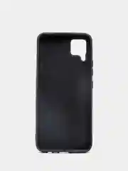 Черный чехол силиконовый для Realme C15 / C12, без отпечатка пальца, с бархатной подкладкой