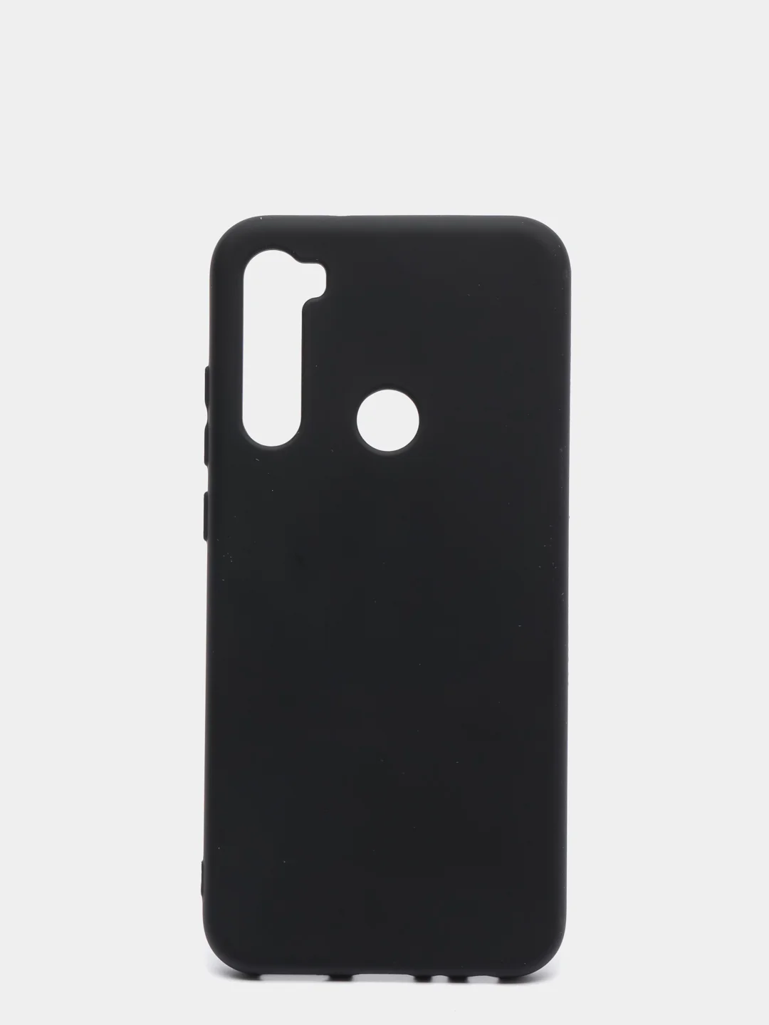 Черный силиконовый чехол с Soft-touch покрытием Xiaomi Redmi Note 8T