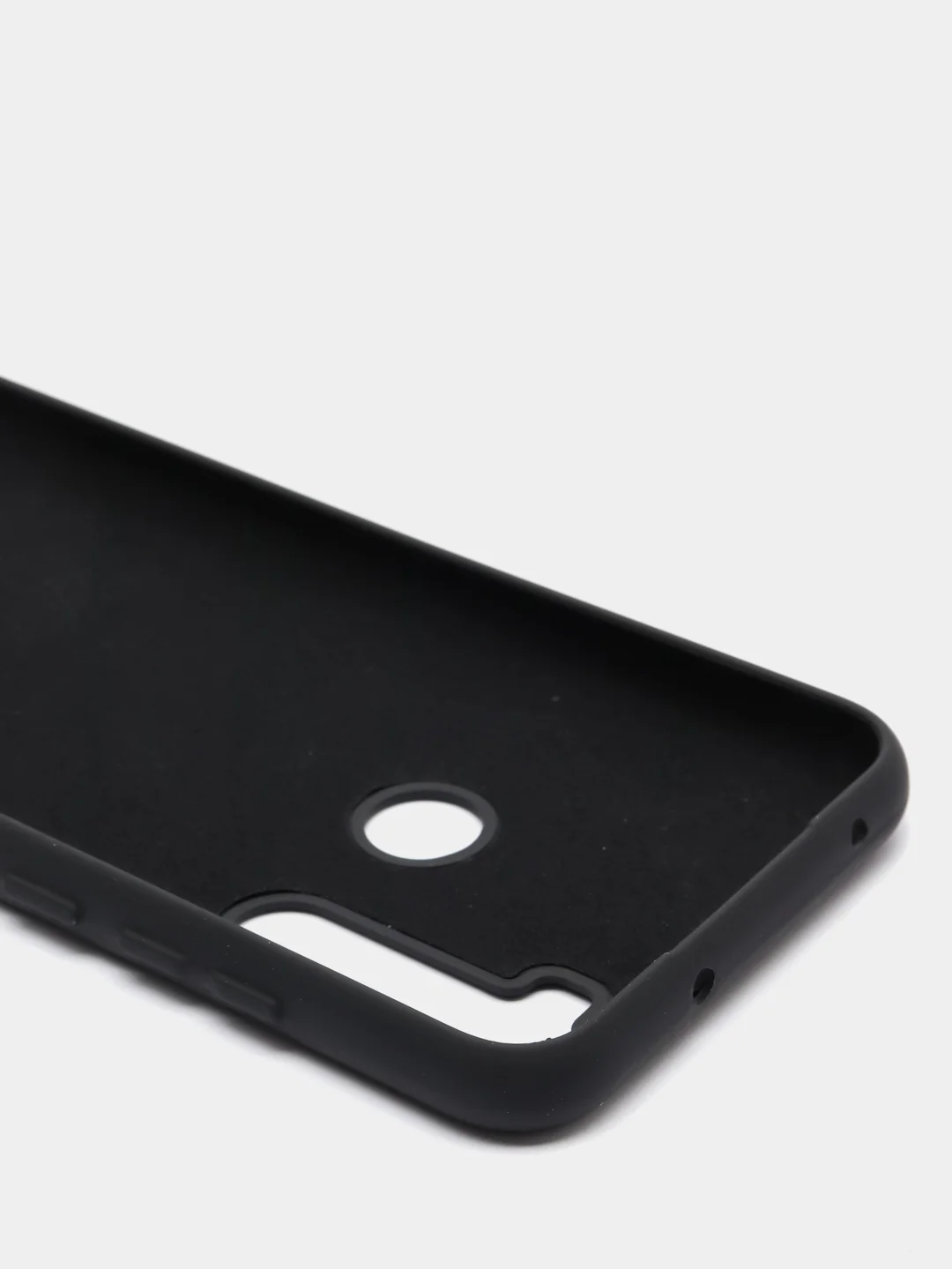 Черный силиконовый чехол с Soft-touch покрытием Xiaomi Redmi Note 8T