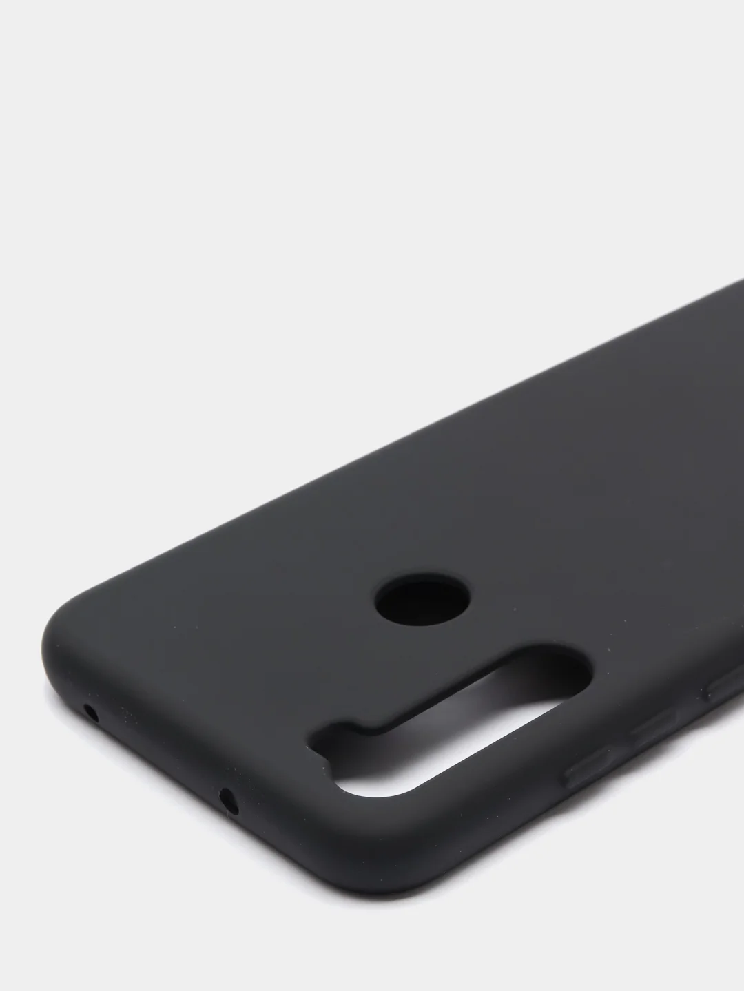 Черный силиконовый чехол с Soft-touch покрытием Xiaomi Redmi Note 8T