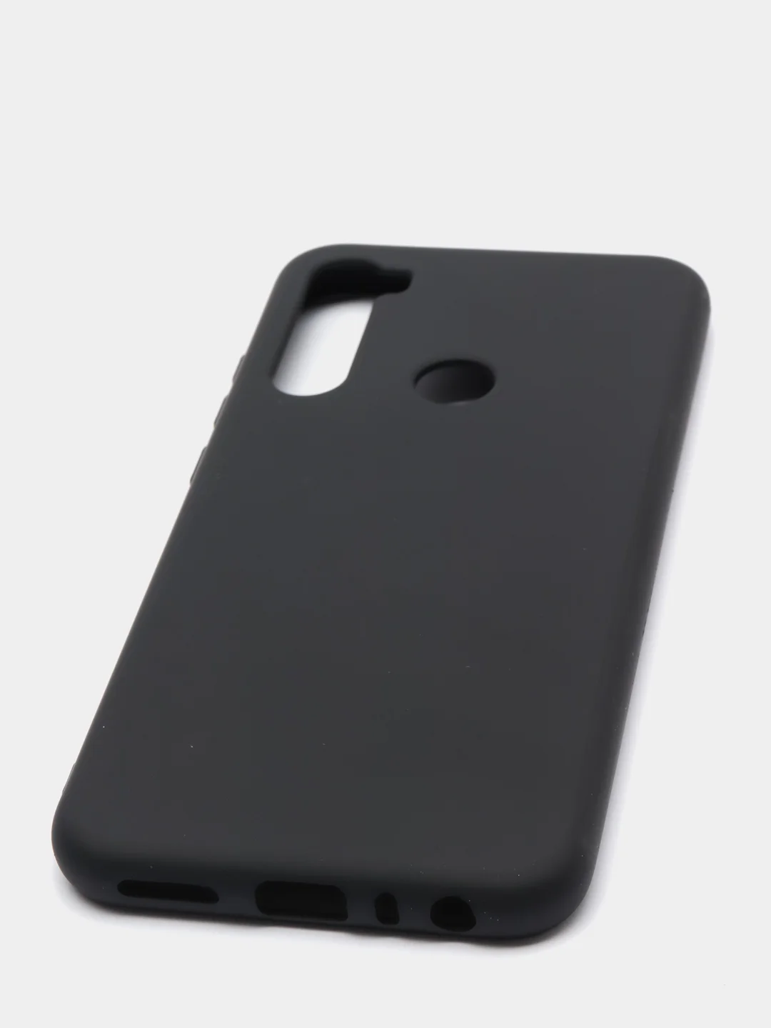 Черный силиконовый чехол с Soft-touch покрытием Xiaomi Redmi Note 8T