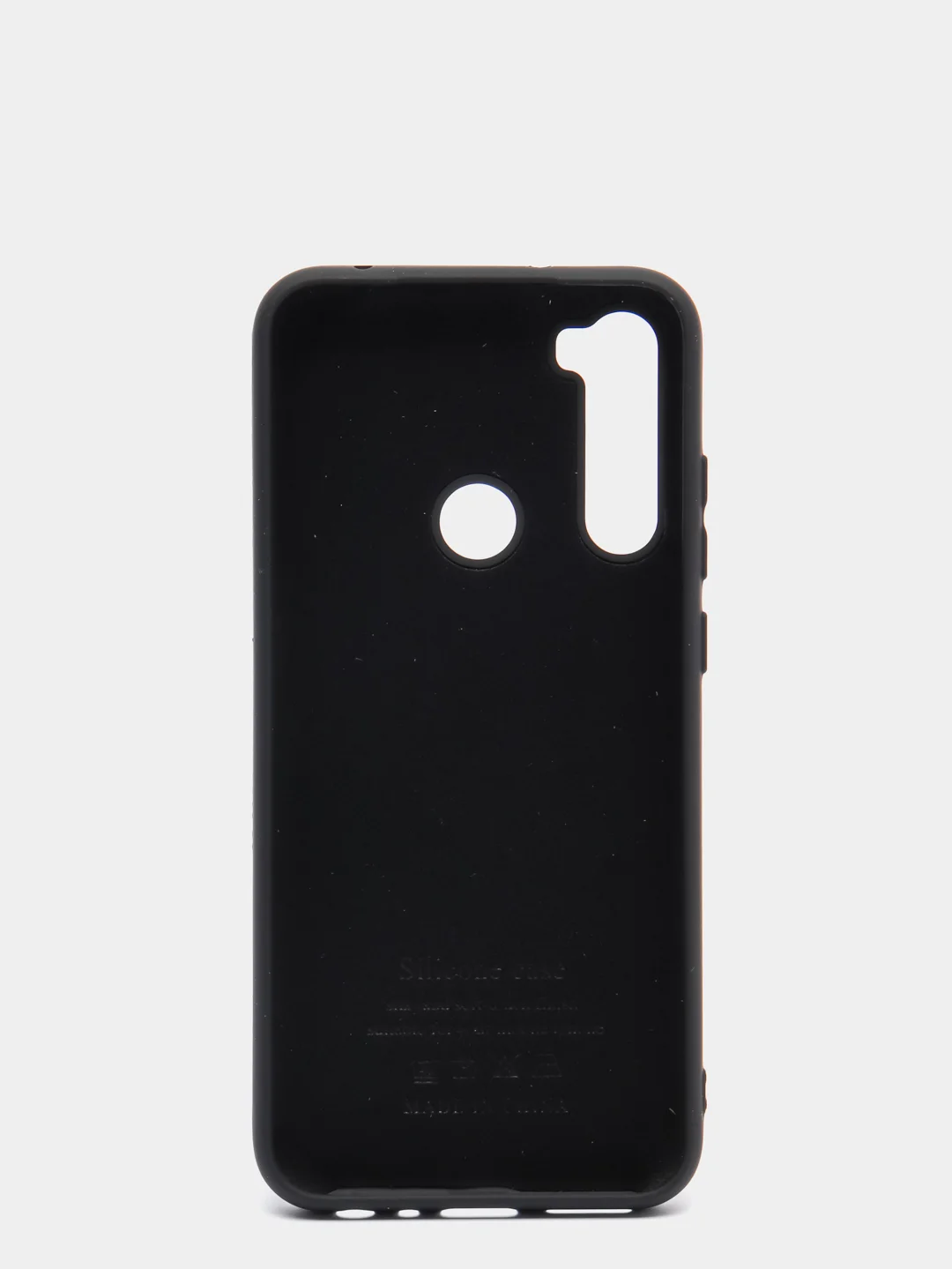 Черный силиконовый чехол с Soft-touch покрытием Xiaomi Redmi Note 8T
