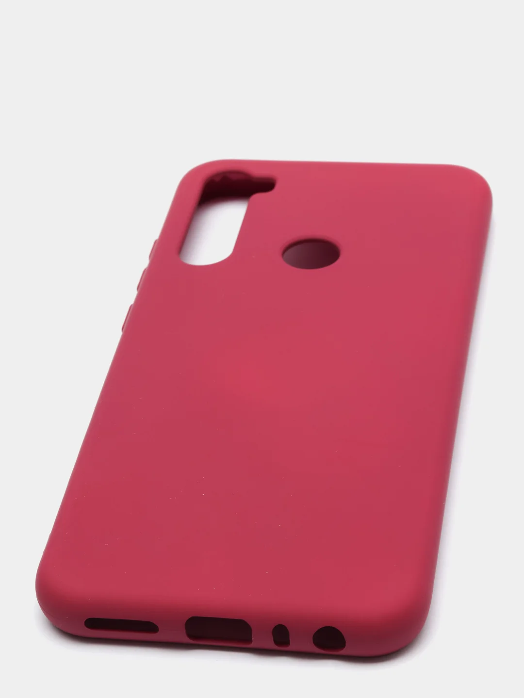 Тёмно-бордовый силиконовый чехол с Soft-touch покрытием Xiaomi Redmi Note 8T