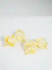 Желтый заколка для волос "Бант"