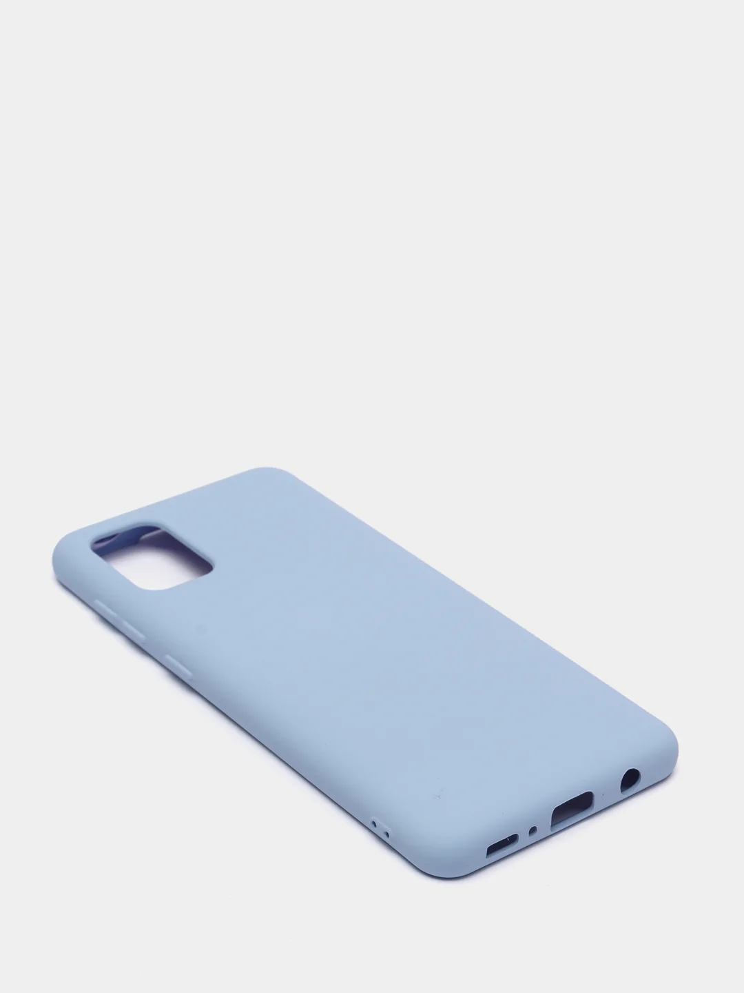 Небесно-голубой чехол Samsung Galaxy A31, Самсунг Галакси А31 силиконовый Silicone Cover