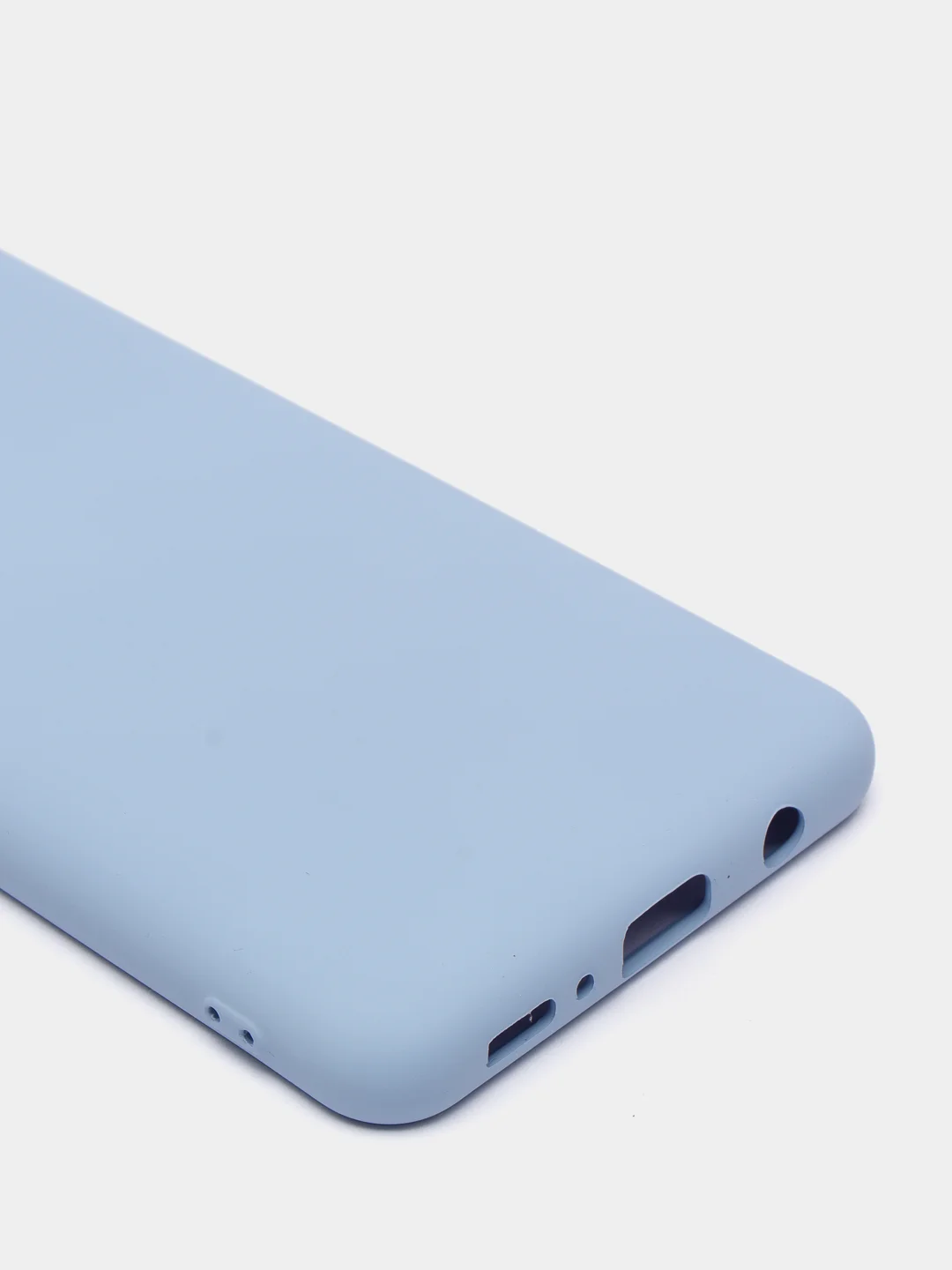 Небесно-голубой чехол Samsung Galaxy A31, Самсунг Галакси А31 силиконовый Silicone Cover