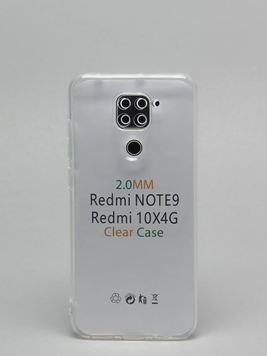 Прозрачный чехол Siliconе Case для Xiaomi Redmi Note 9, Redmi 10X 4G soft touch