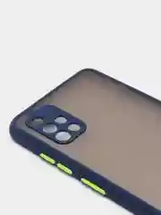 Синий чехол Samsung А01 А72 А70 А12 А11 S 10 Plus N 10 Plus