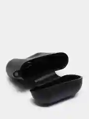 Черный силиконовый чехол для беспроводных наушников AirPods