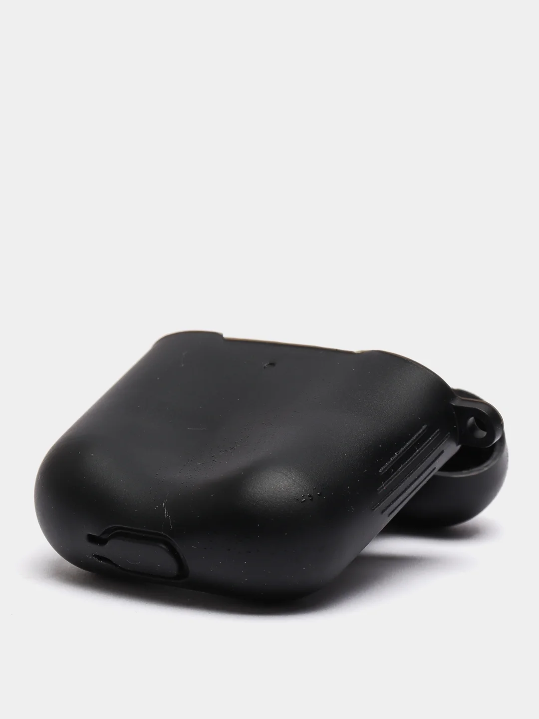 Черный силиконовый чехол для беспроводных наушников AirPods