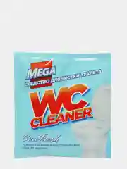 Белый порошок для чистки туалета с антимикробным эффектом Mega Sea Fresh, 130 г
