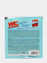 Белый порошок для чистки туалета с антимикробным эффектом Mega Sea Fresh, 130 г