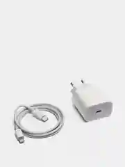 Сетевое зарядное устройство для iPhone 11 / 12 /13 Pro Max , USB-C PD 20W, с кабелем/ СЗУ